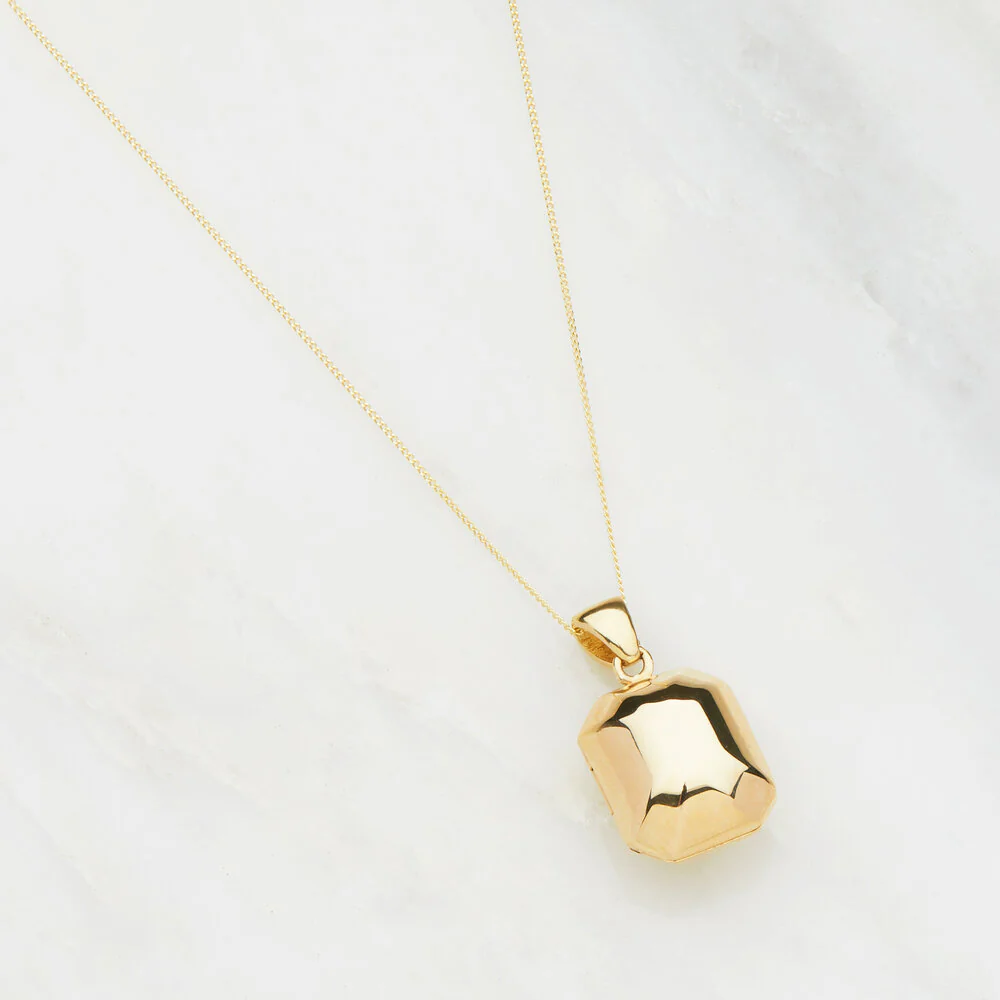 Solid Gold Ball Locket - Image 3