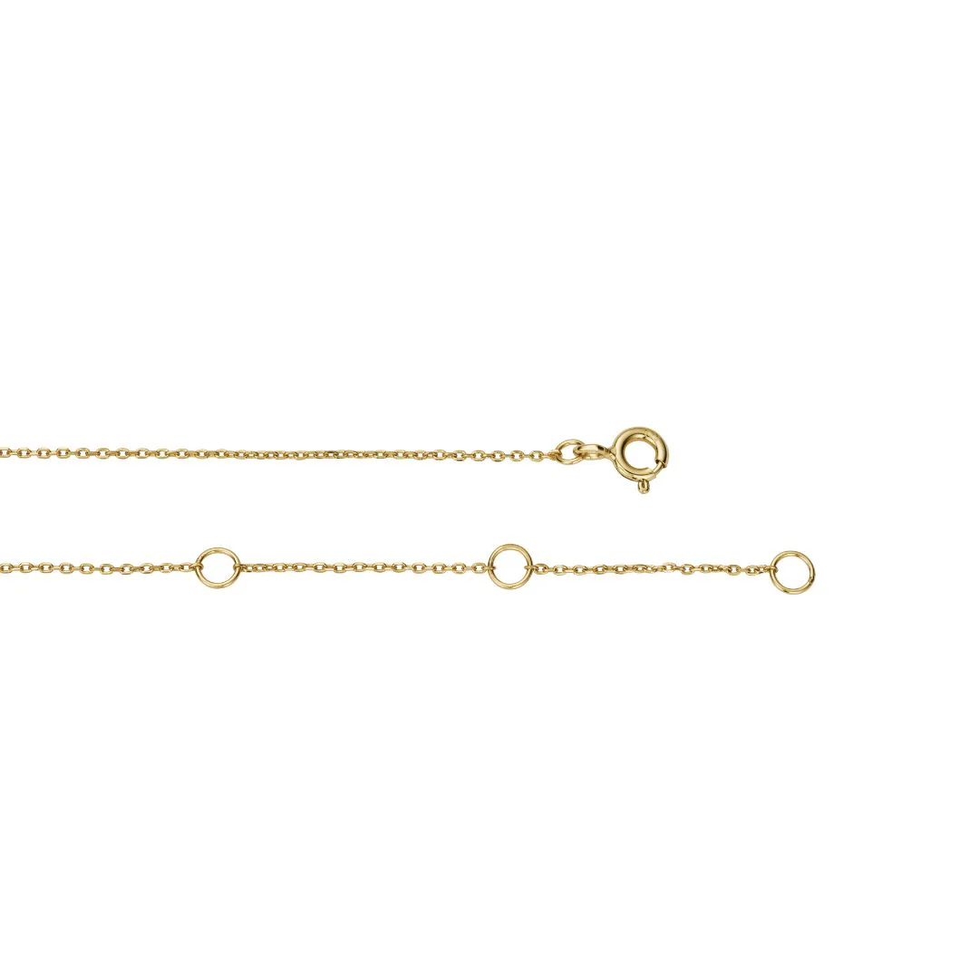 Gold Five Pearl Satellite Necklace - Image 6