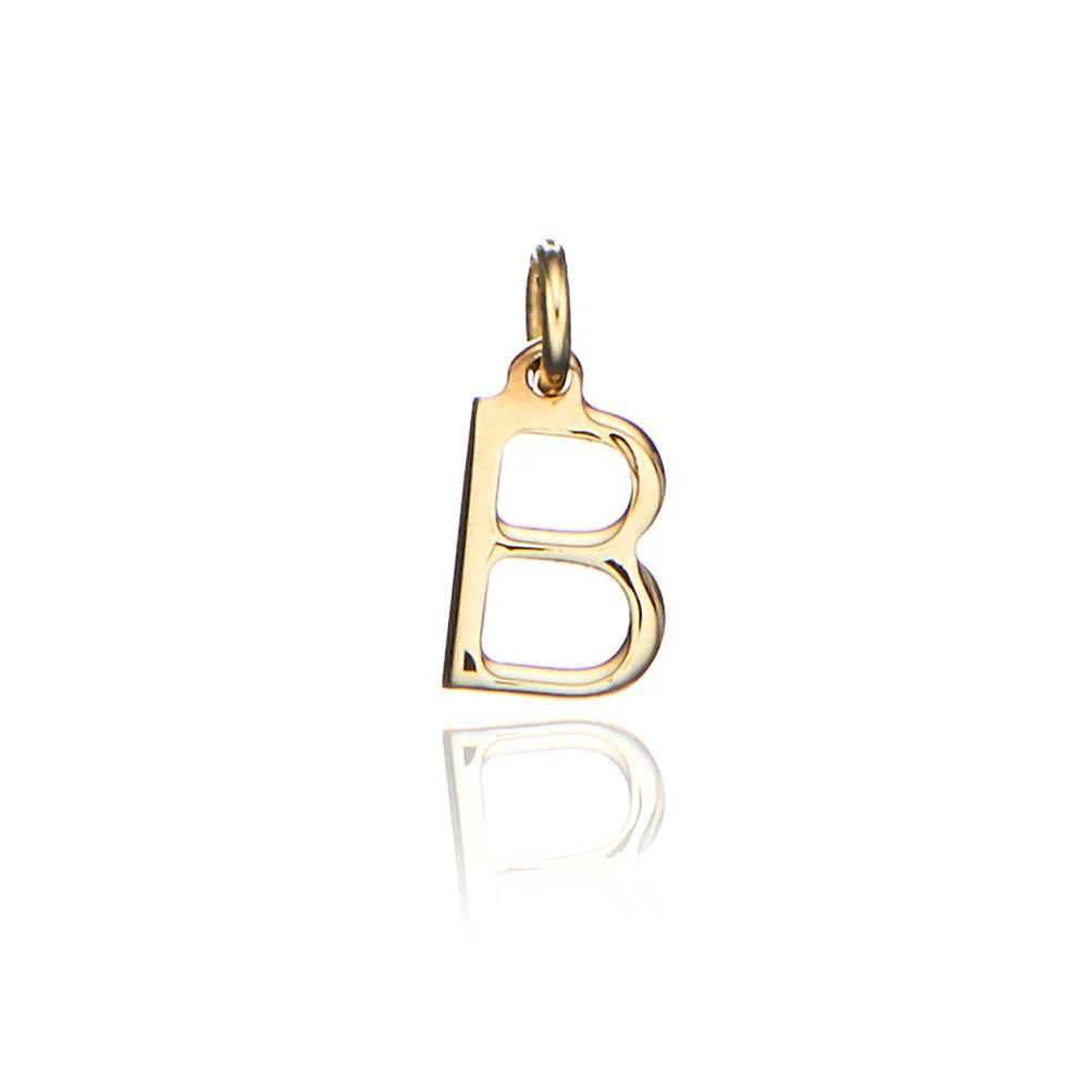 Gold Individual Initial Charm