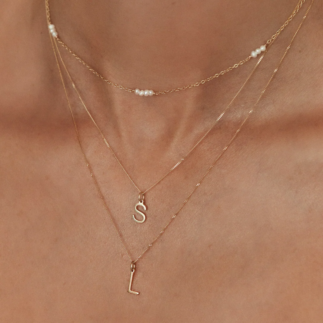 Gold Mini Pearl Choker - Image 3
