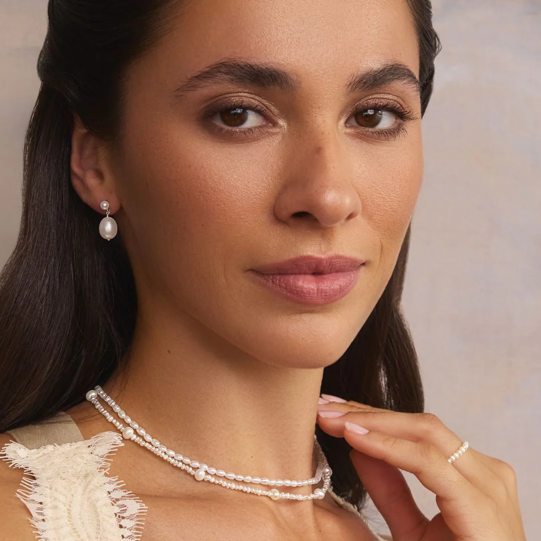 Gold Multi Pearl Choker - Image 4