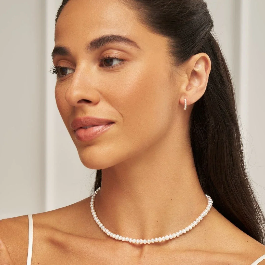 Silver Pearl Choker - Image 2