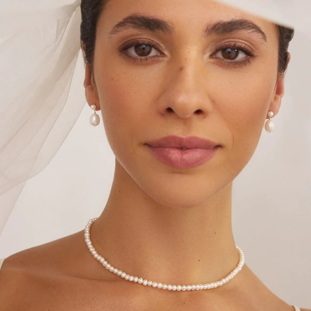 Gold Pearl Choker - Image 4