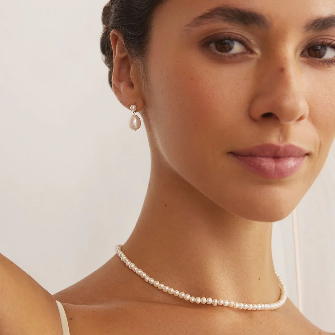 Silver Pearl Choker - Image 7