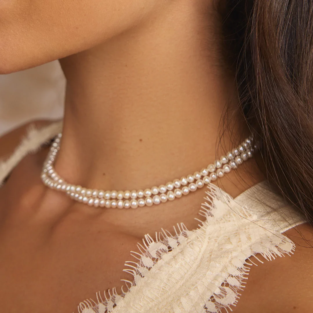 Gold Pearl Choker - Image 8