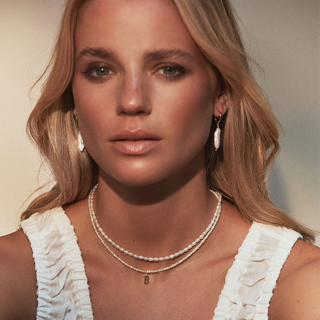 Gold Seed Pearl Choker - Image 4