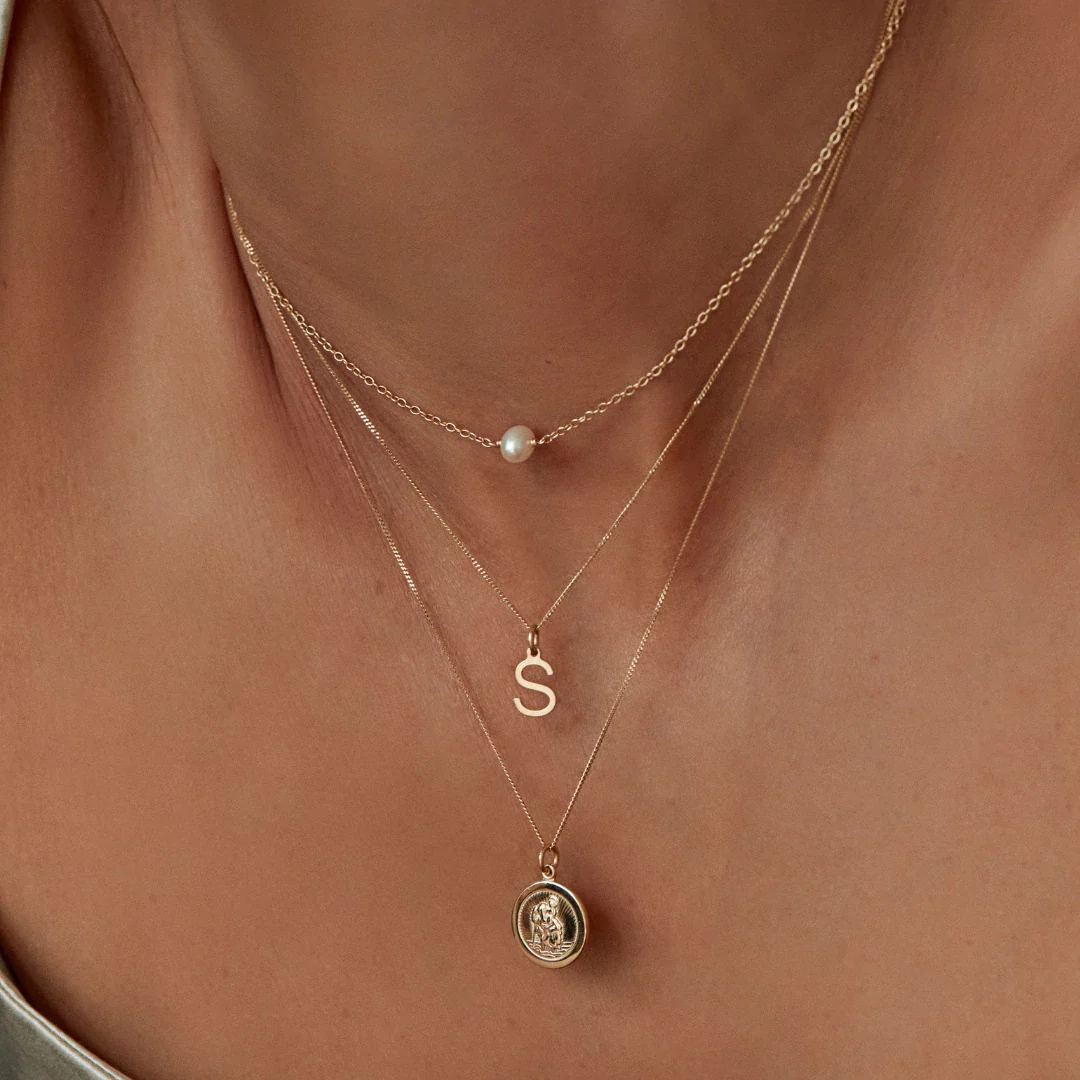 Gold Single Pearl Choker - Image 11