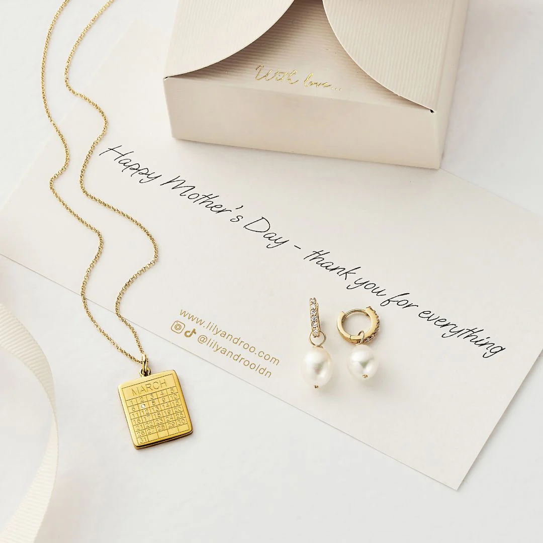 Gold Special Date Calendar Necklace - Image 6