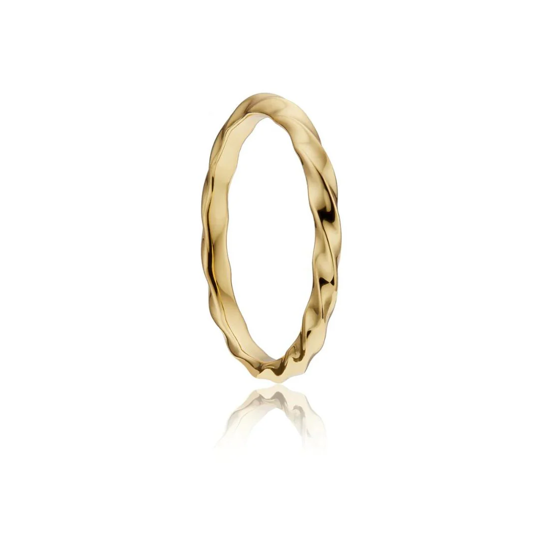 Gold Twist Ring