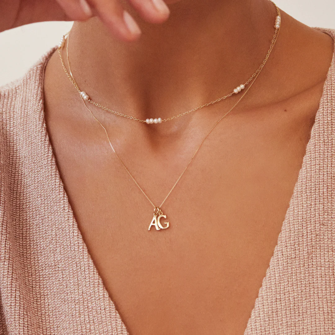 Rose Gold Mini Pearl Choker - Image 3