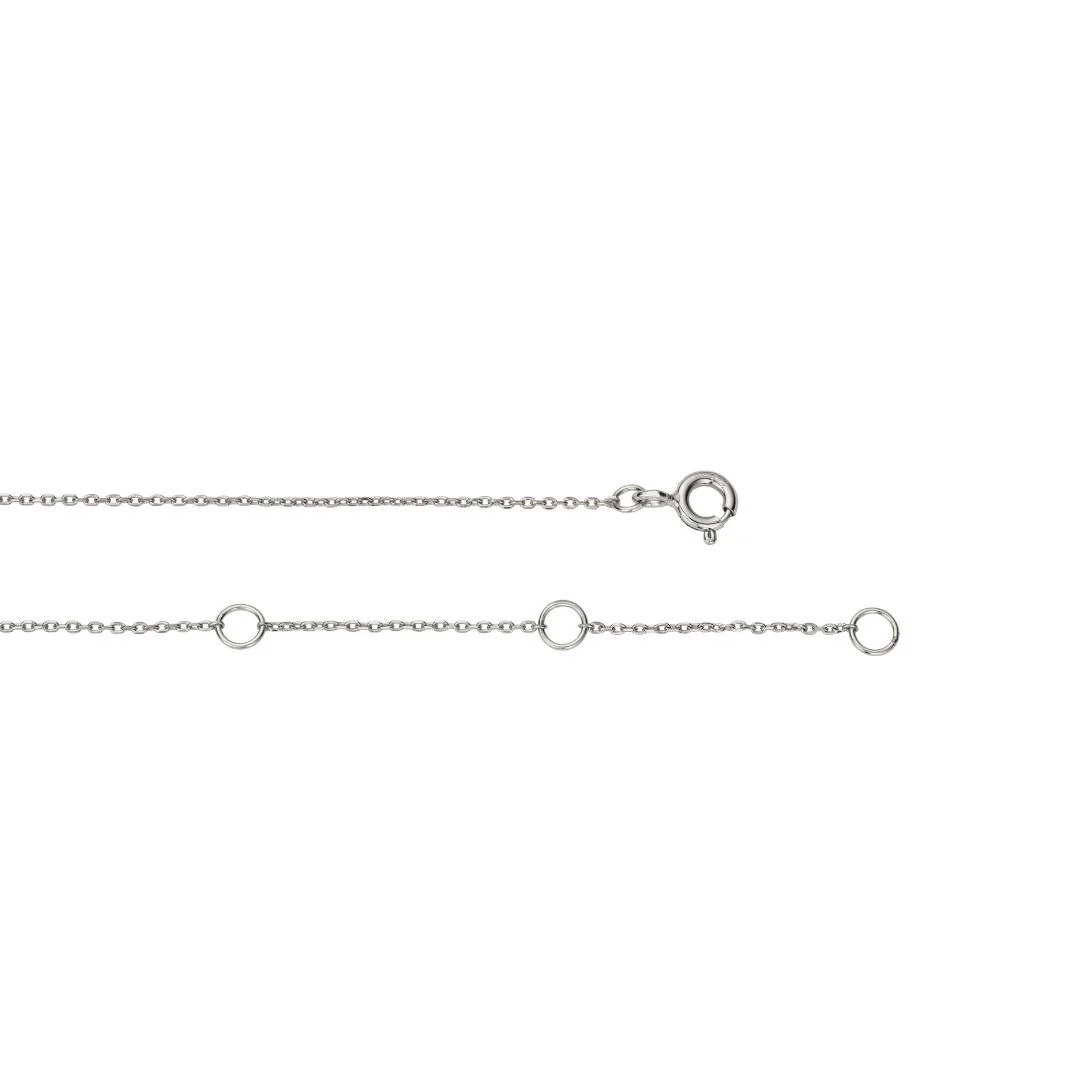 Silver Five Pearl Satellite Necklace - Image 5
