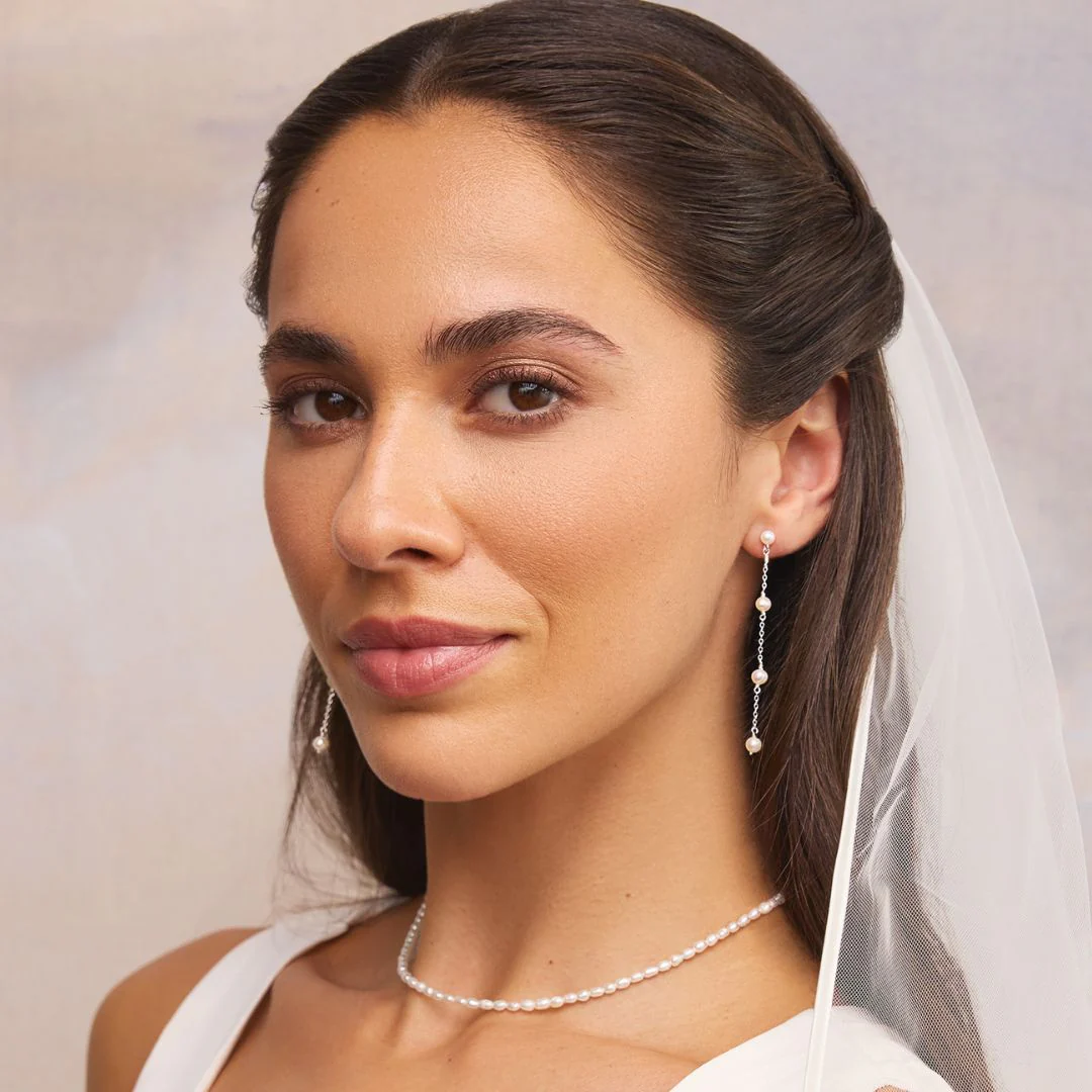Silver Seed Pearl Choker - Image 3