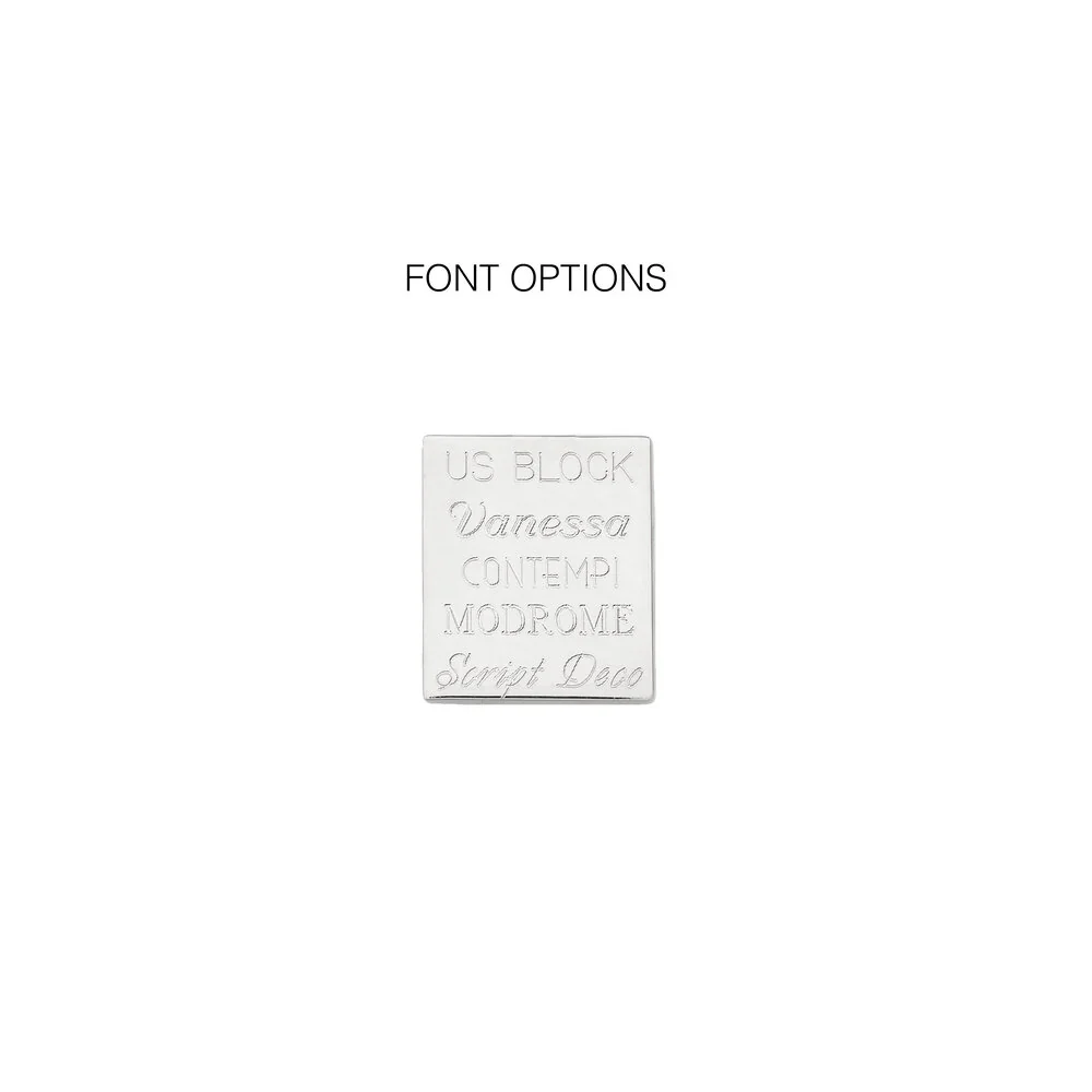 Silver Personalised Verse Necklace - Image 7