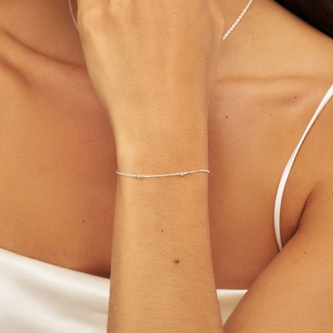 Silver Satellite Chain Bracelet - Image 3