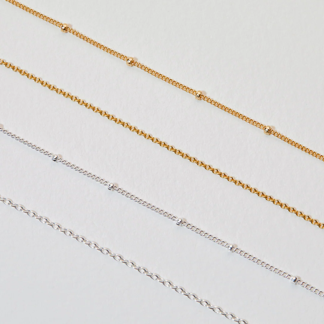 Silver Satellite Chain Necklace - Image 5
