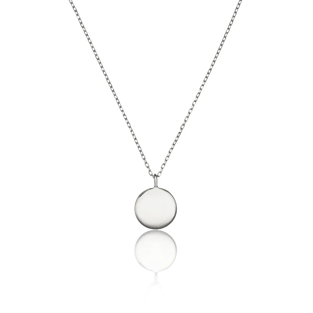 Silver Small Coin Star Necklace - Image 6
