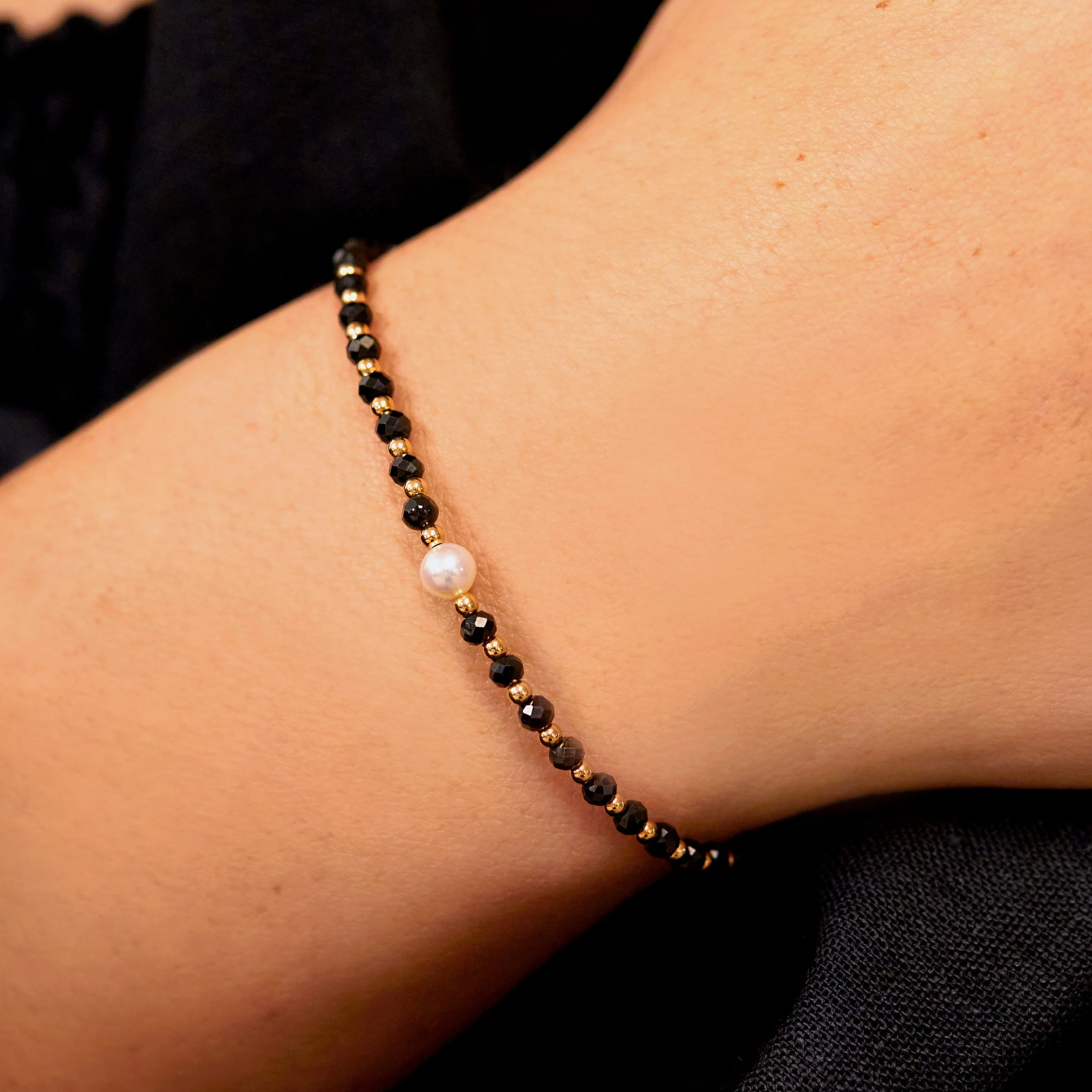 Silver Spinel Gemstone Bracelet - Image 2