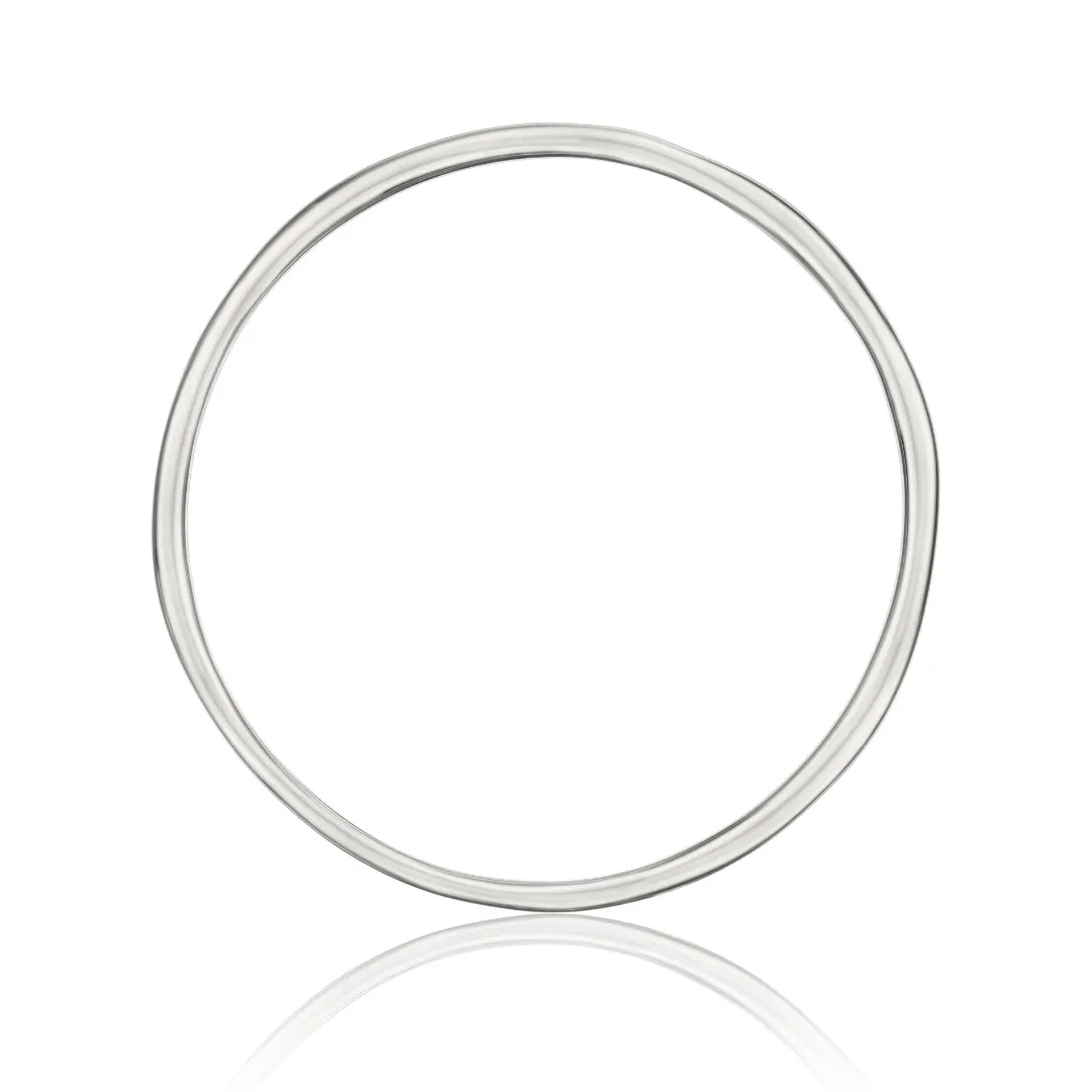 Silver Wave Bangle - Image 7